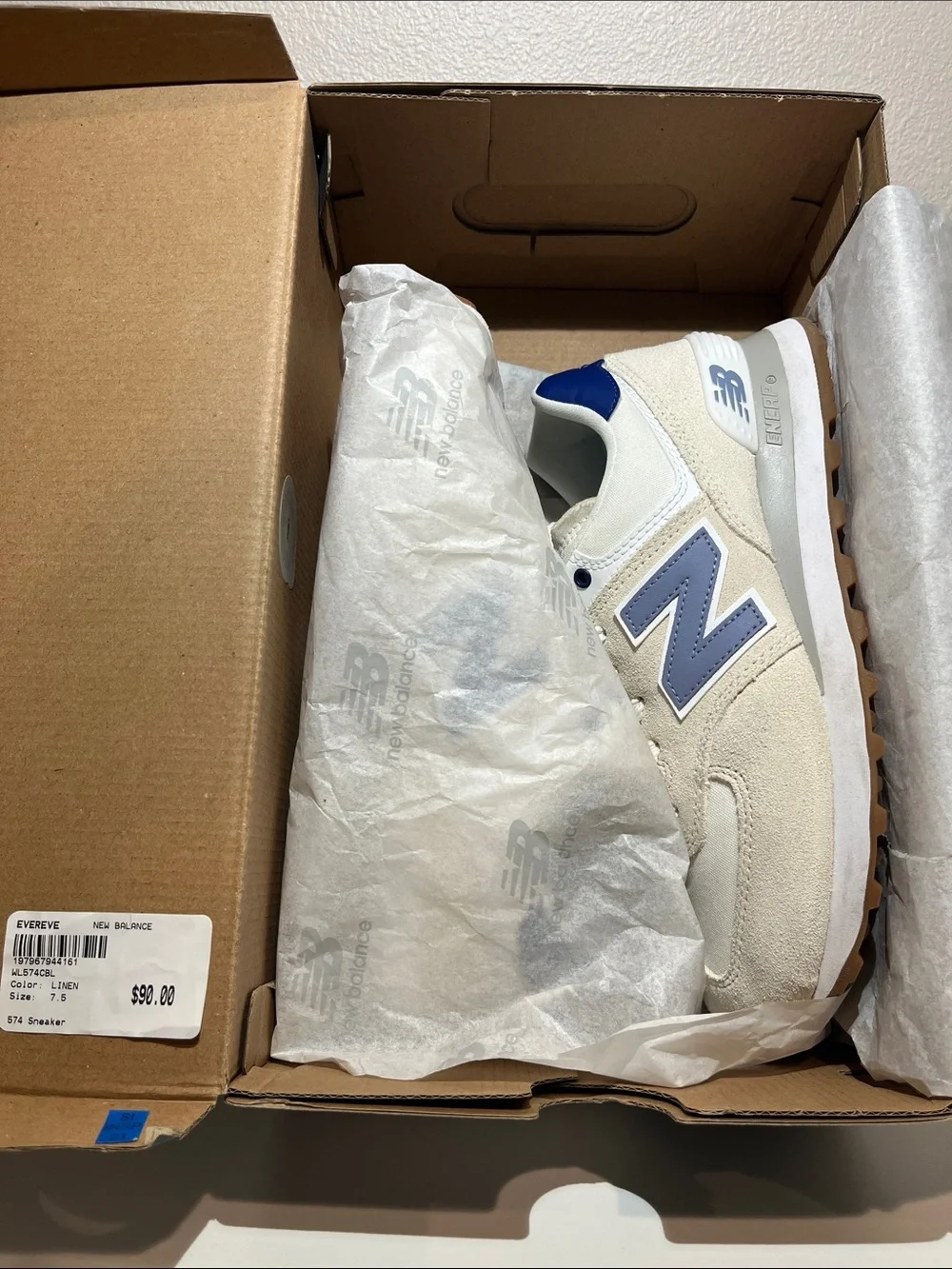 New Balance Classics 574 - Linen/Indigo